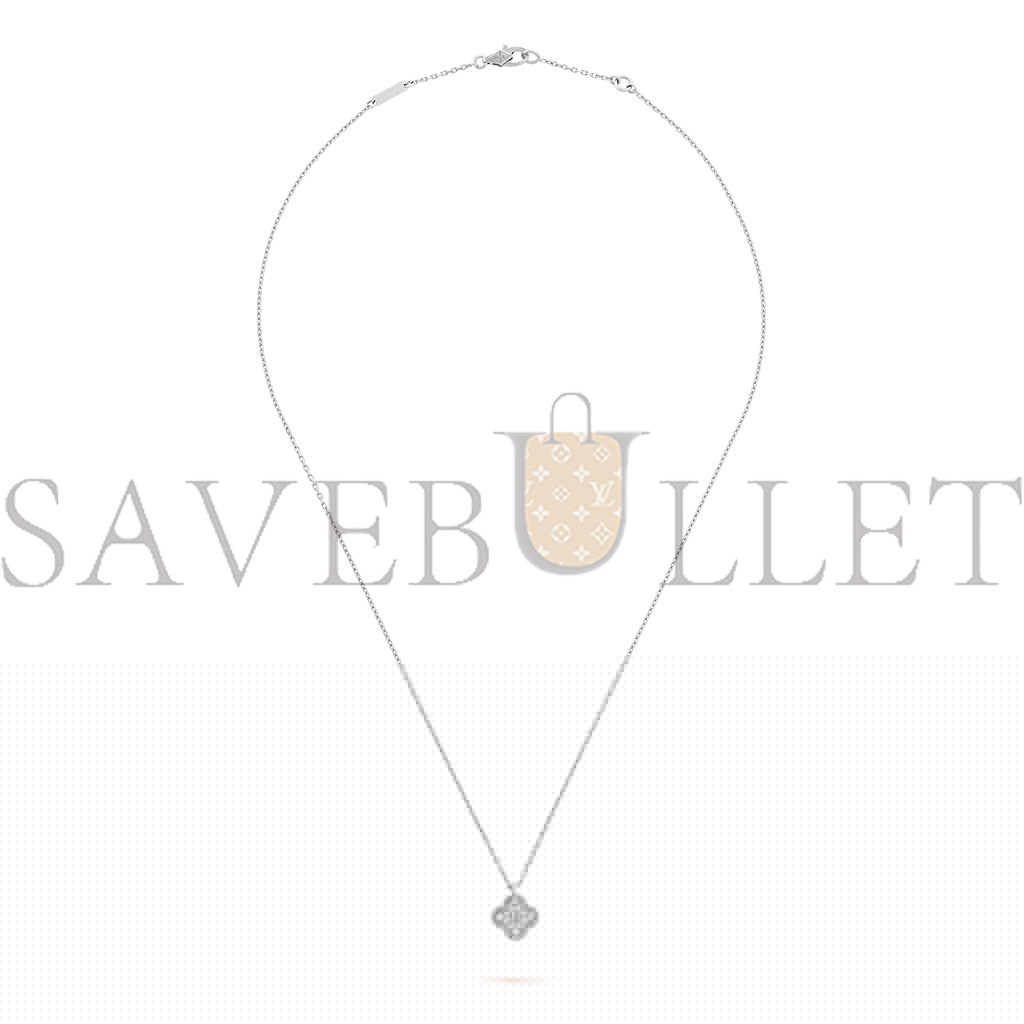 v*n cl*f arpels sweet alhambra pendant - white gold, Di*m*nd vcaro85900